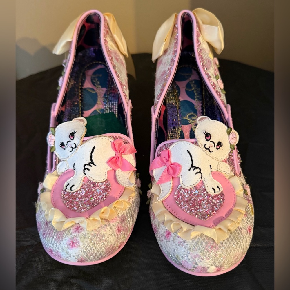 Irregular Choice “Kitten Whiskers” in Pink, size 7.5/41/10~VERY RARE~